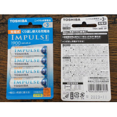 Аккумулятор Toshiba IMPULSE, AA (пальчиковый), 1900 mAh