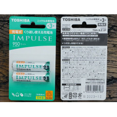 Аккумулятор Toshiba IMPULSE, AA (пальчиковый), 950 mAh