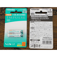Аккумулятор Toshiba IMPULSE, AAA (мизинчиковый), 550 mAh