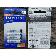 Аккумулятор Toshiba IMPULSE, AAA (мизинчиковый), 900 mAh