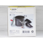 Походная газовая горелка SOTO Amicus с набором посуды SOTO Pot Combo