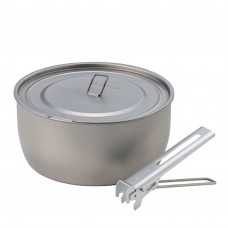 Титановая кастрюля SOTO Titanium Pot (1100мл.), с крышкой и чапельником