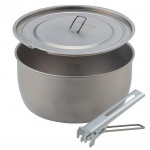Титановая кастрюля SOTO Titanium Pot (1100мл.), с крышкой и чапельником