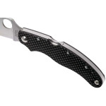 Складной нож Spyderco, серия Caly / Calypso 3.5, Black Carbon Fiber Handle, Laminate ZDP-189 / 420J2, Plain