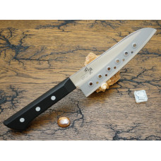 Кухонный нож KAI, серия Wakatake, Santoku 165мм (с проточкой, односторонний)