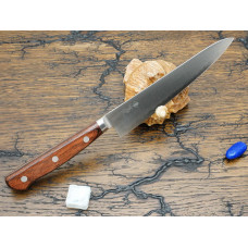 Кухонный нож Sanetu Aogami Super Petty 150mm, Brown
