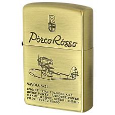 Коллекционная зажигалка Zippo Porco Rosso, серия Ghibli