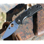 Складной нож Spyderco Native 5, Black FRN Handle, CPM-S30V, Plain