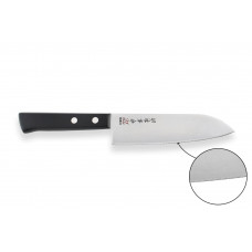 Нож кухонный Kanetsugu EXCEL Santoku 165мм, зубчатый, с пластиковой ручкой