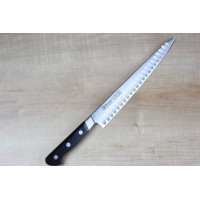 Кухонный нож Misono UX10 Steel с проточкой Sujihiki 240mm