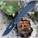 Складной нож Ontario RAT I Black, черное лезвие