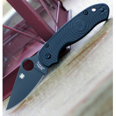 Складной нож Spyderco Para 3, Black FRN Handle, CTS-BD1, Black Blade, Plain