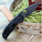 Складной нож Spyderco Native 5, Black FRN Handle, CPM-S30V, Black Blade, Plain