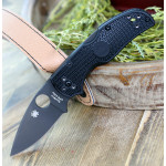 Складной нож Spyderco Native 5, Black FRN Handle, CPM-S30V, Black Blade, Plain