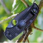 Складной нож Spyderco Native 5, Black FRN Handle, CPM-S30V, Black Blade, Plain