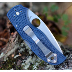 Складной нож Spyderco Native 5, Blue FRN Handle, CPM-SPY27, Plain