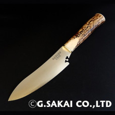 Туристический нож G.Sakai, Gaucho Facon Fixed / VG-1 (laminated), рог оленя