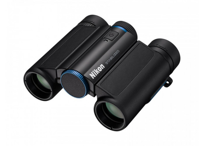 Бинокль Nikon 10x25 STABILIZED (синий)