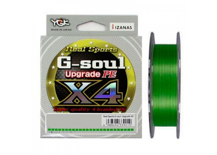 Плетеная леска YGK G-Soul X4 Upgrade PE 150m #0,4 (0.104 мм), 3.63кг