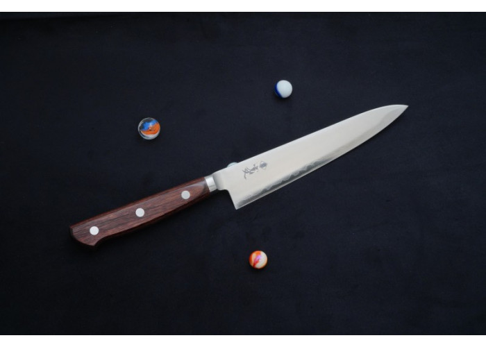 Кухонный нож Sanetu HAP40 Petty 150mm, Brown