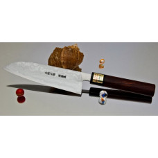 Кухонный нож Moritaka AS Damaskus Santoku 150mm