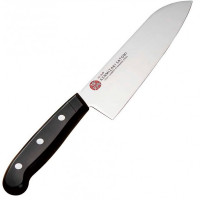Нож кухонный Shimomura Santoku 165мм, серия Kenmizaki Satomi, японская сталь