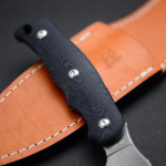 Туристический нож G.Sakai, Camper En Fixed / ZDP-189, Black G-10