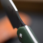 Туристический нож G.Sakai, Camper En Fixed / ZDP-189, Green G-10