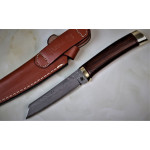 Hattori ? SAN Limited Edition SAN-4 Cowry-X Damascus Tanto (сер. № 8/10)