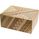 Японская коробка с секретом (Japan Puzzle Box) Yosegi 183x128x95мм, 54 шага до открытия