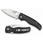 Складной нож Spyderco Shaman, G-10 Handle, CPM-S30V, Serrated